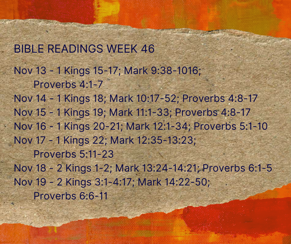 2023 Bible Plan - Week 46