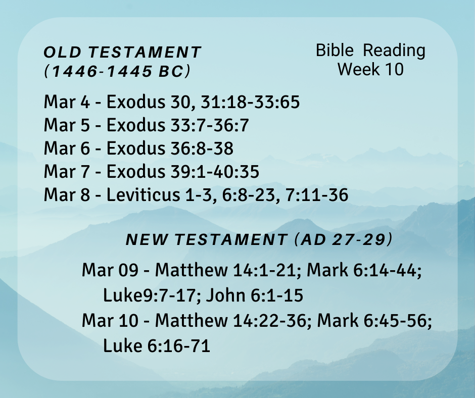 2024 Bible Plan - Week 10