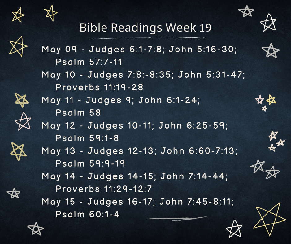 Bible Readings Week 19