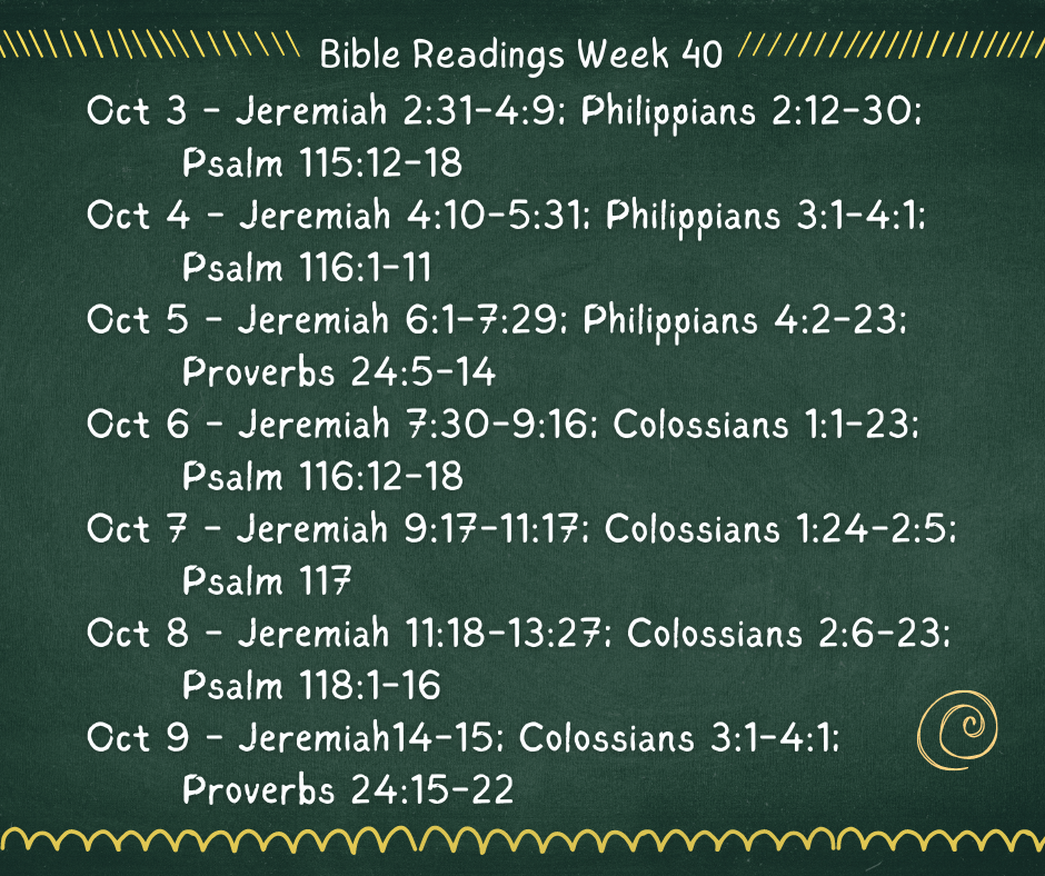 Bible Reading Week40
