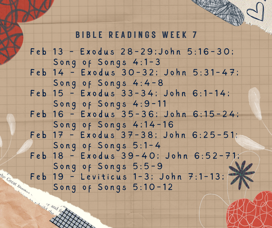 2023 Bible Plan - Week 7